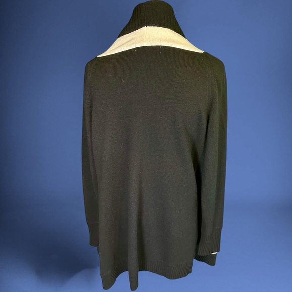 Banana Republic Italian Yarn Merino Wool / Cashmere Blend Waterfall Cardigan L - Picture 9 of 14